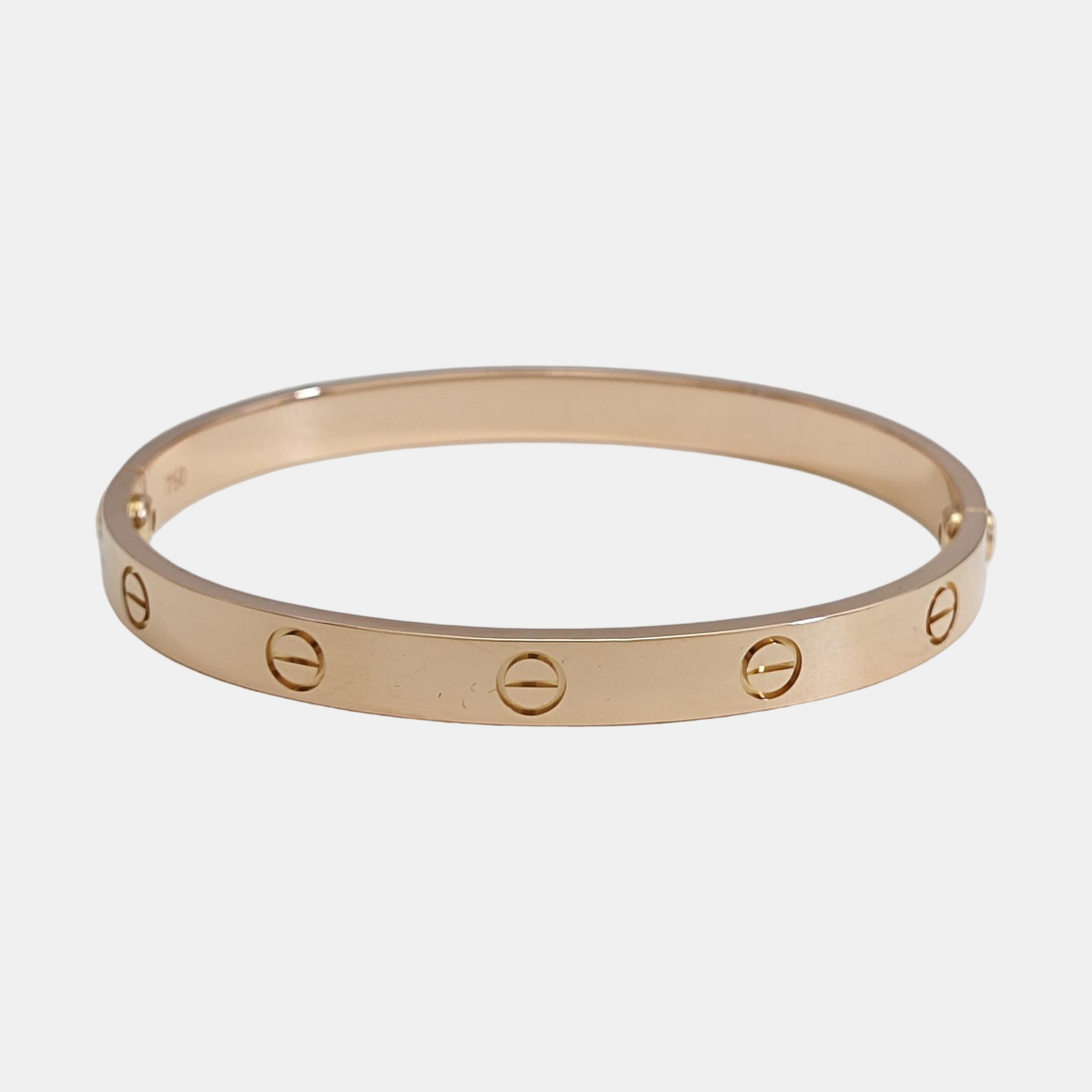 LOVE 18k Rose Gold Bangle