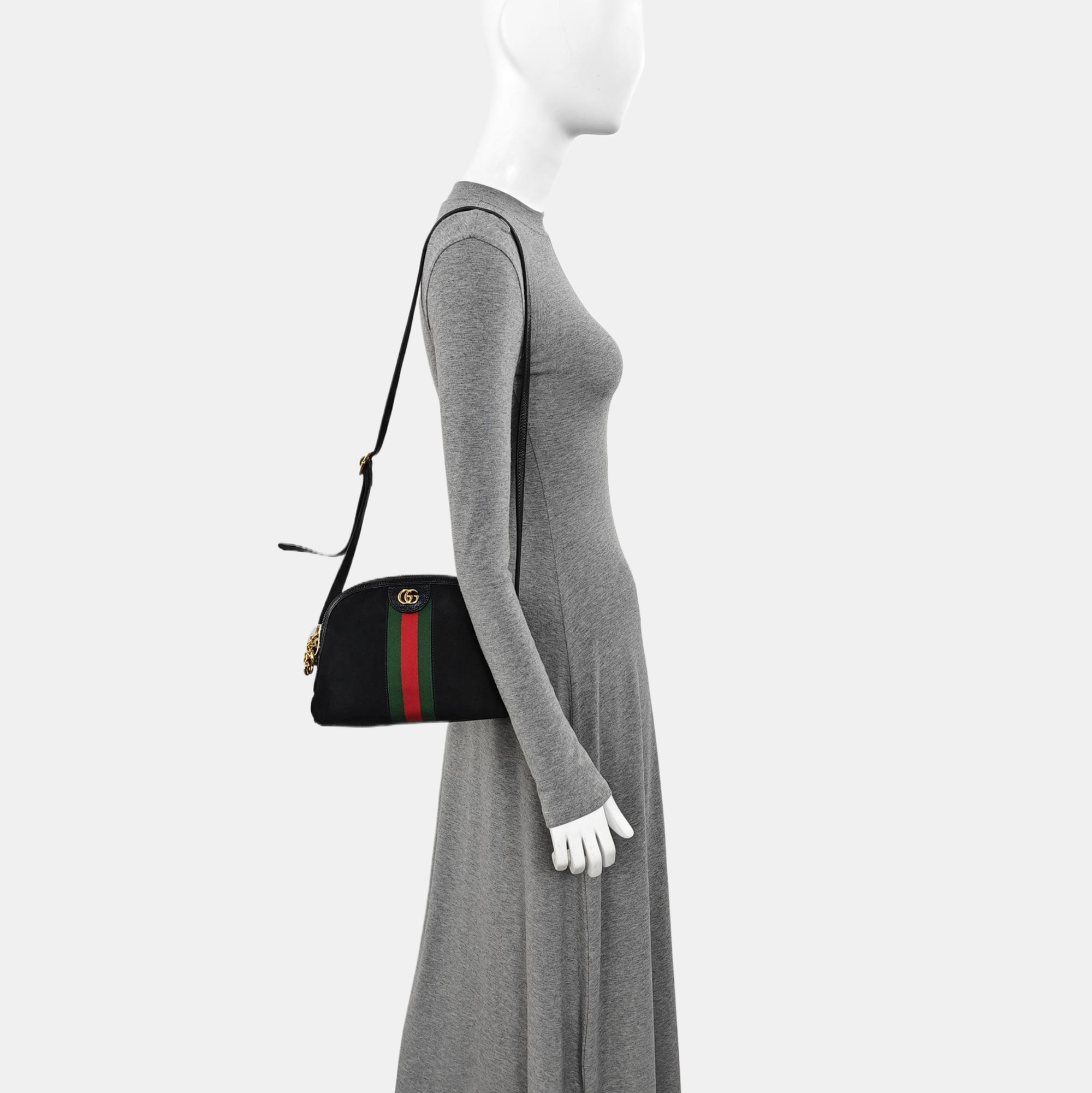 Ophidia Small Suede Black
