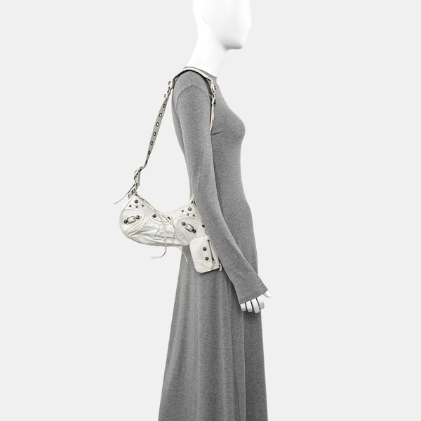 Le Cagole Mini Lambskin White