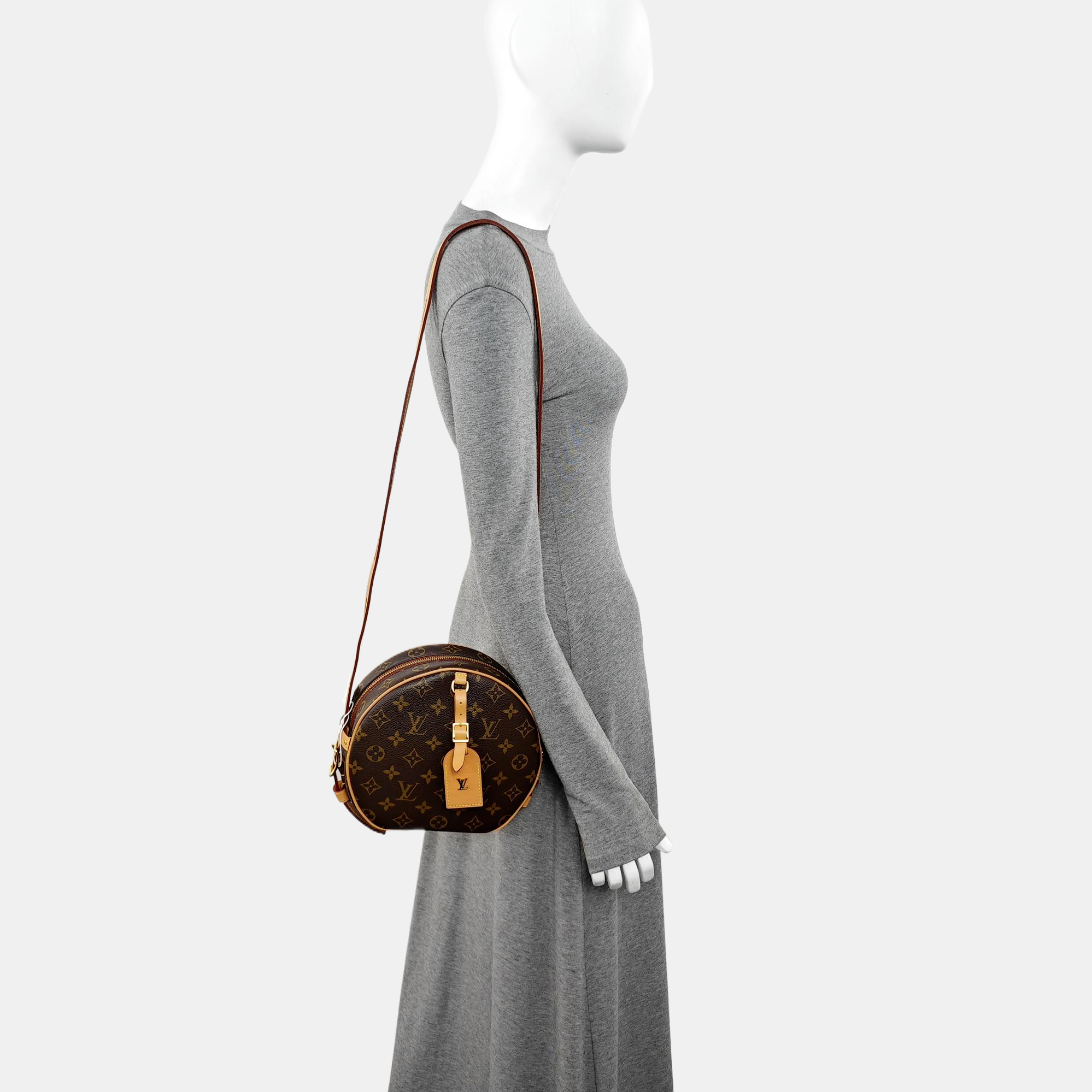BOITE CHAPEAU MM Monogram Coated Canvas Brown