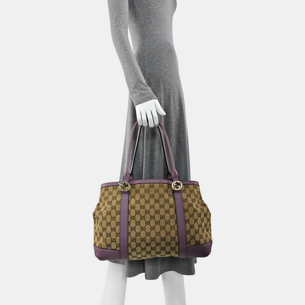Miss GG Monogram Canvas Brown