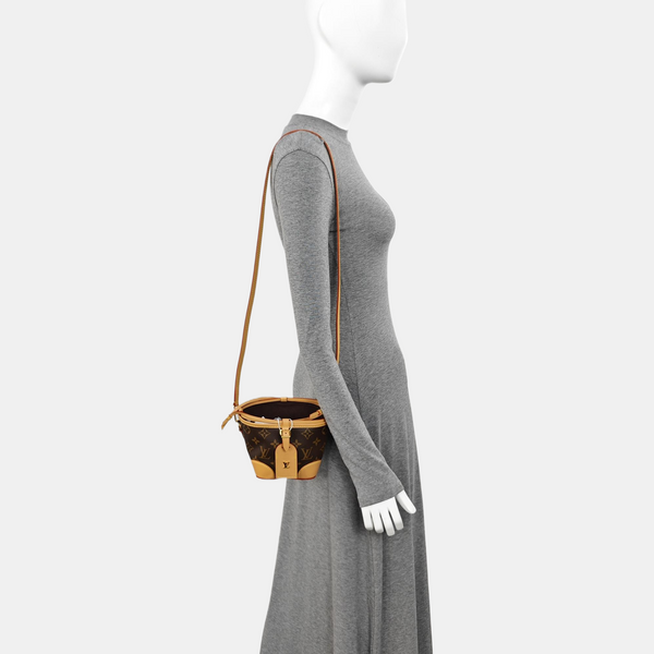 NOÉ Monogram Coated Canvas Brown