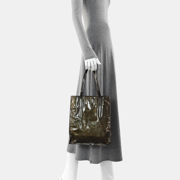 Calfskin Tote Bag Brown