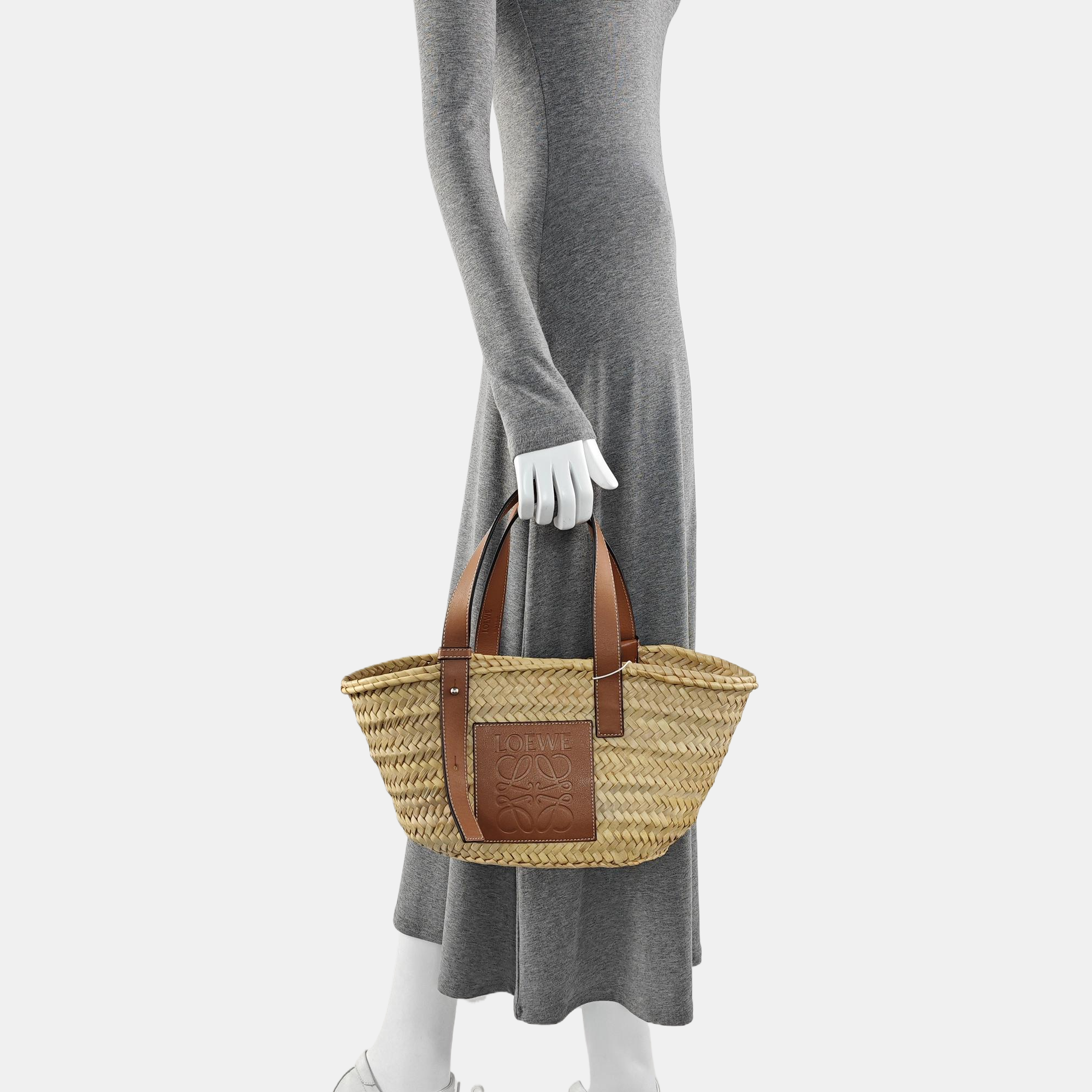 Basket Straw Beige