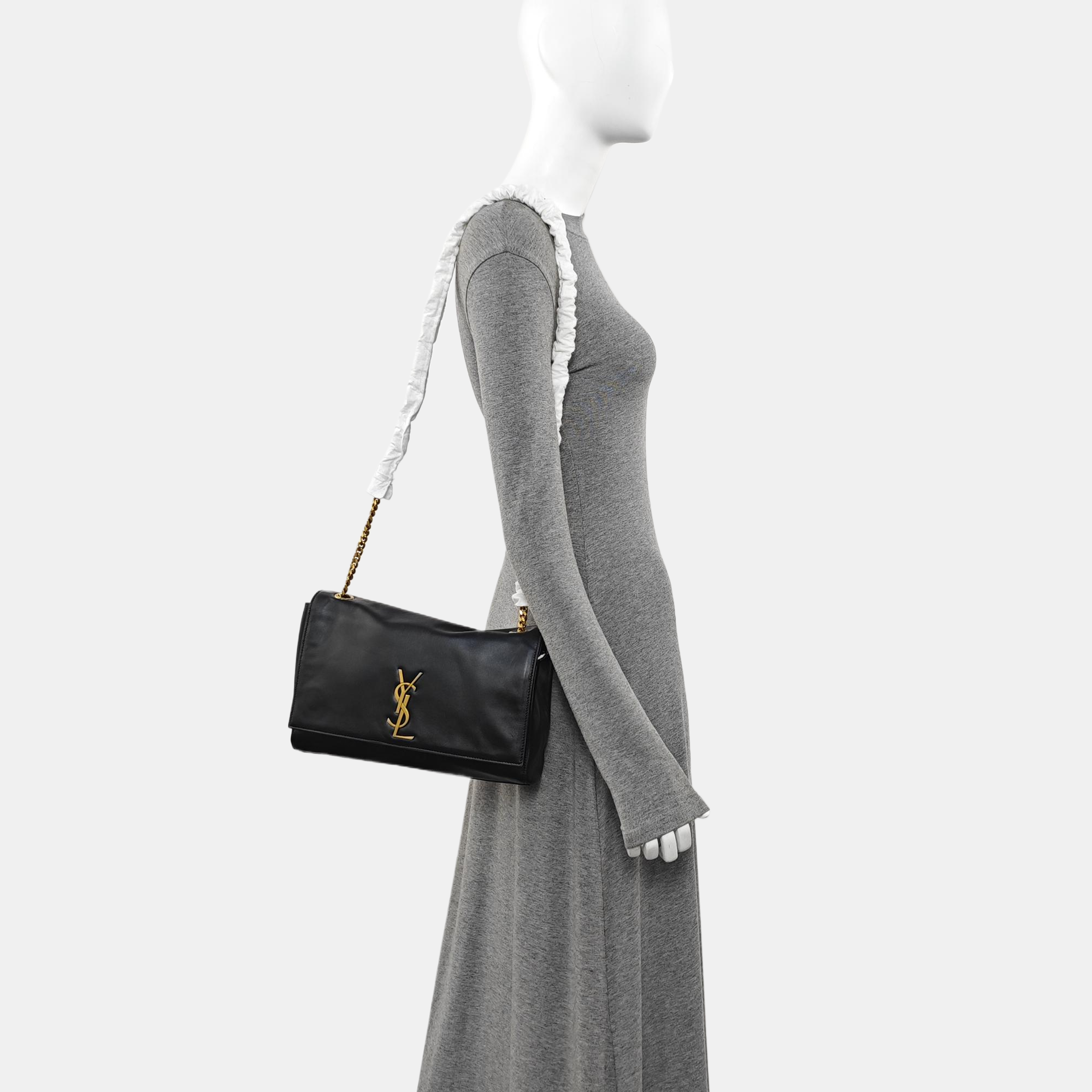 KATE Large Calfskin Black