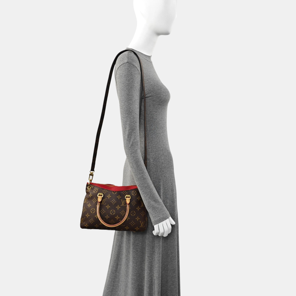 PALLAS BB Monogram Coated Canvas Brown