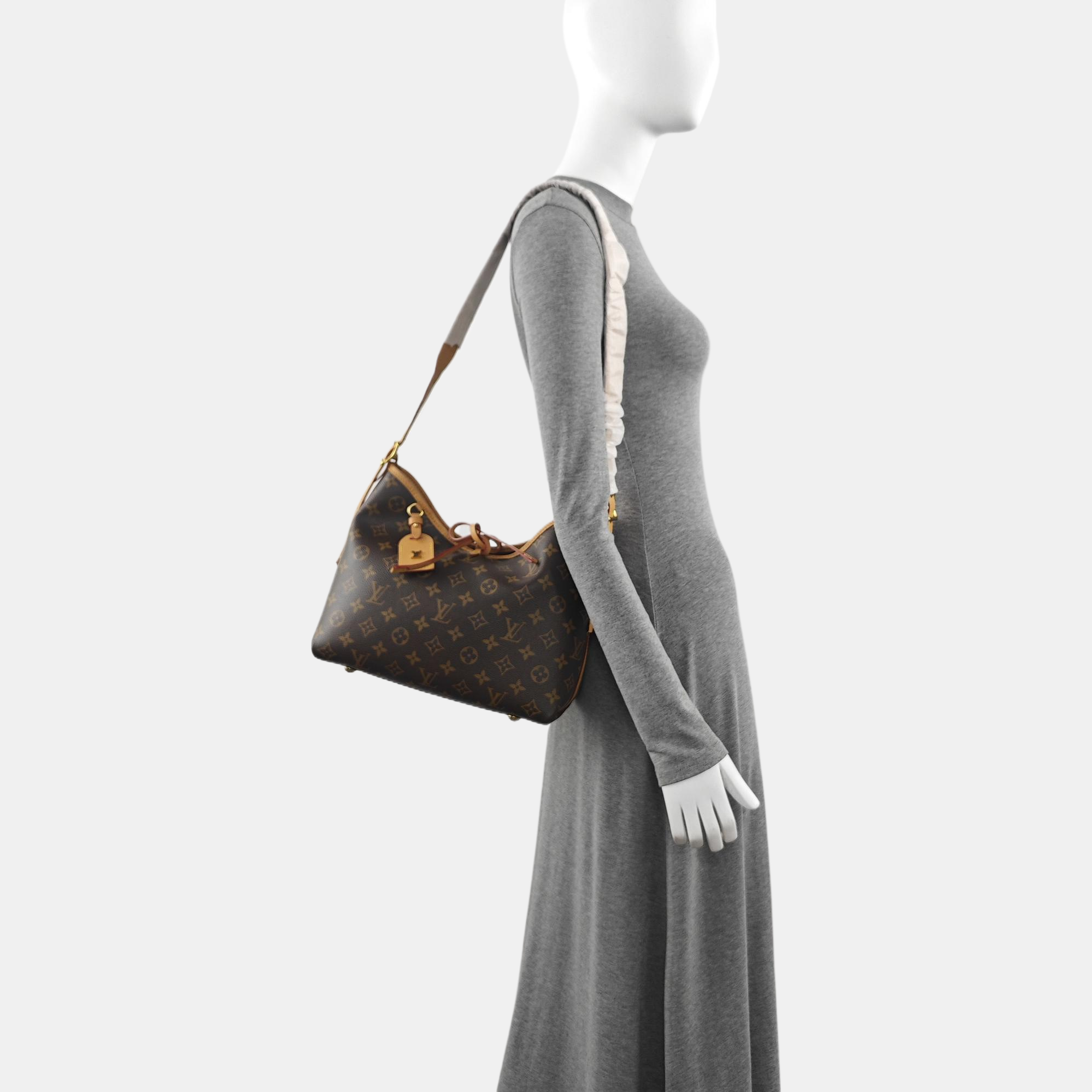 CARRYALL PM Monogram Coated Canvas Brown