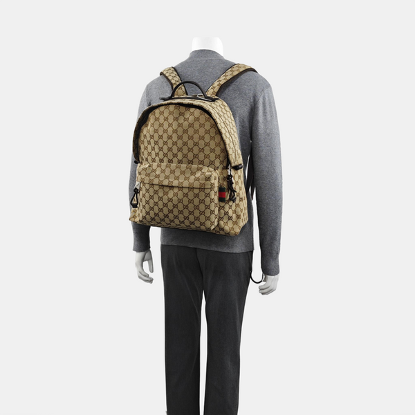 Canvas Backpack Beige