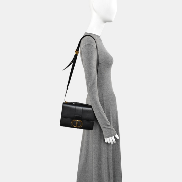 30 Montaigne Calfskin Black