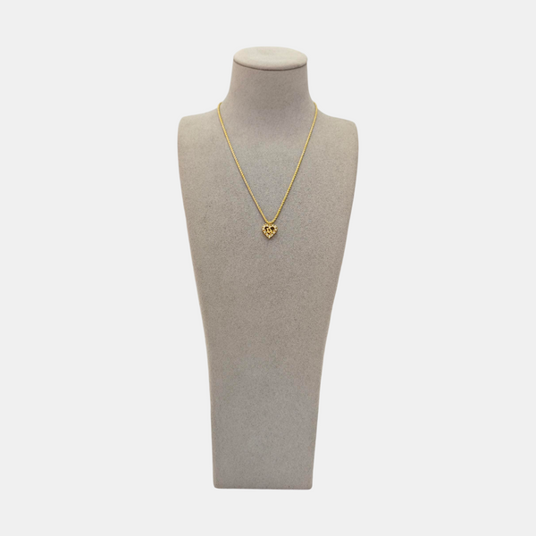 Dior Oblique Metal Gold Necklace