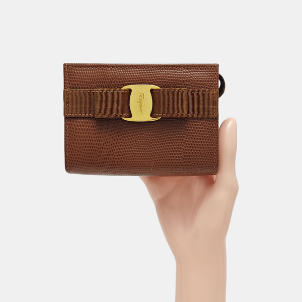 Vara Calfskin Brown Coin Purse