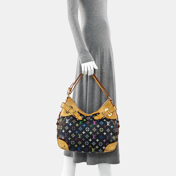 LV × TM GRETA Monogram Coated Canvas Black