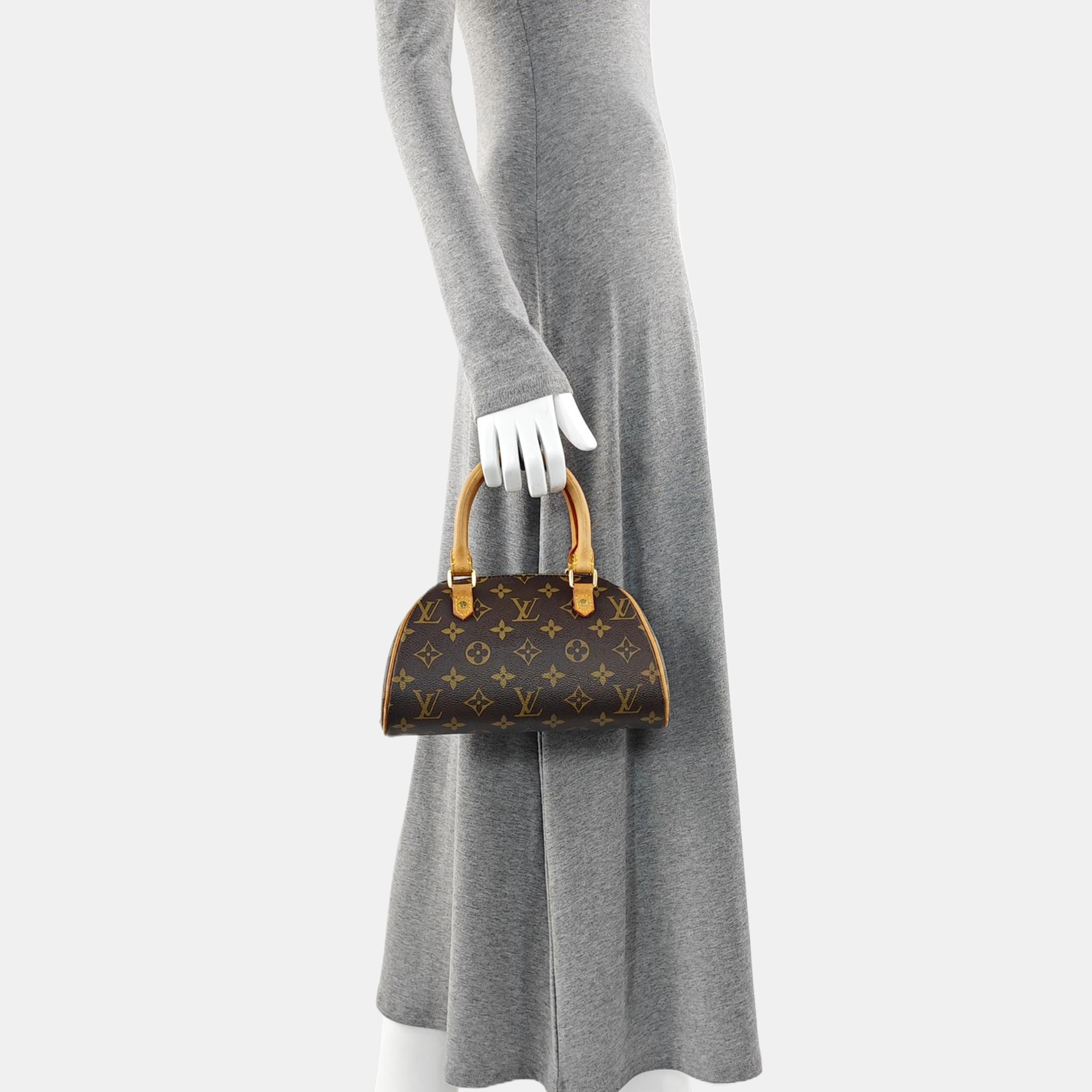 RIBERA Monogram Coated Canvas Brown