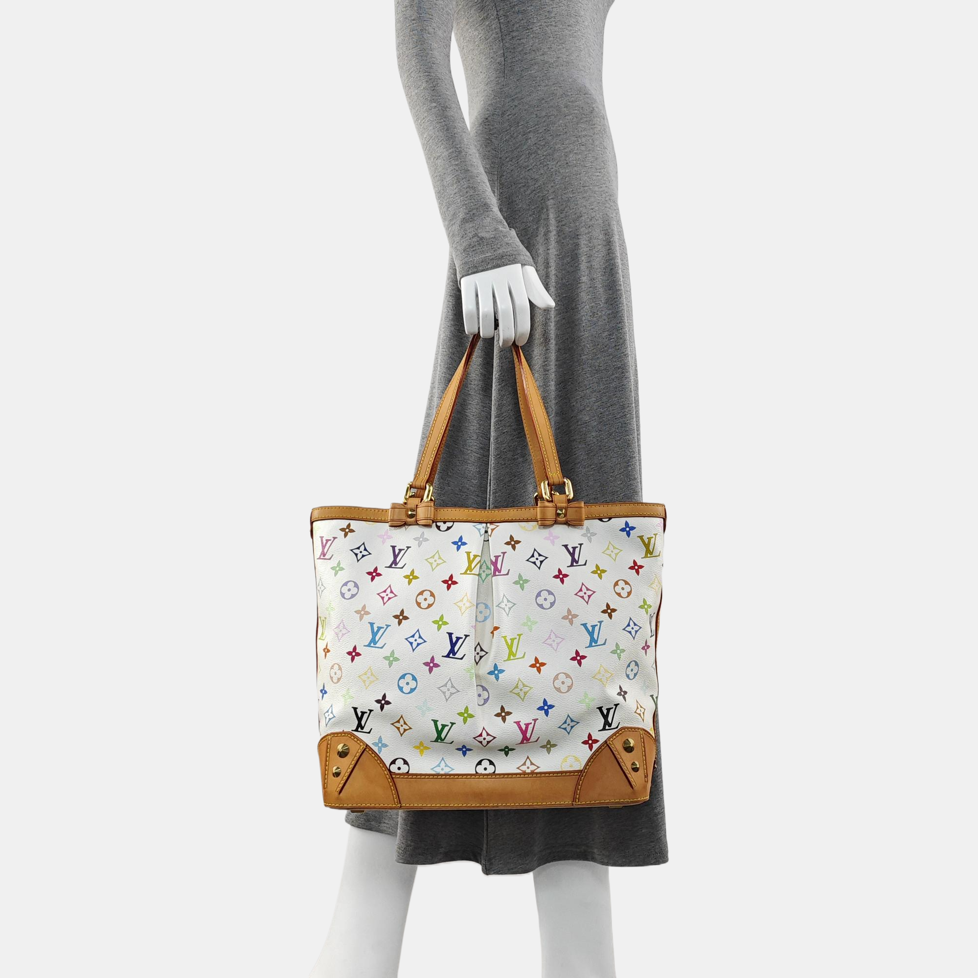 LV × TM SHARLEEN MM Monogram Coated Canvas White