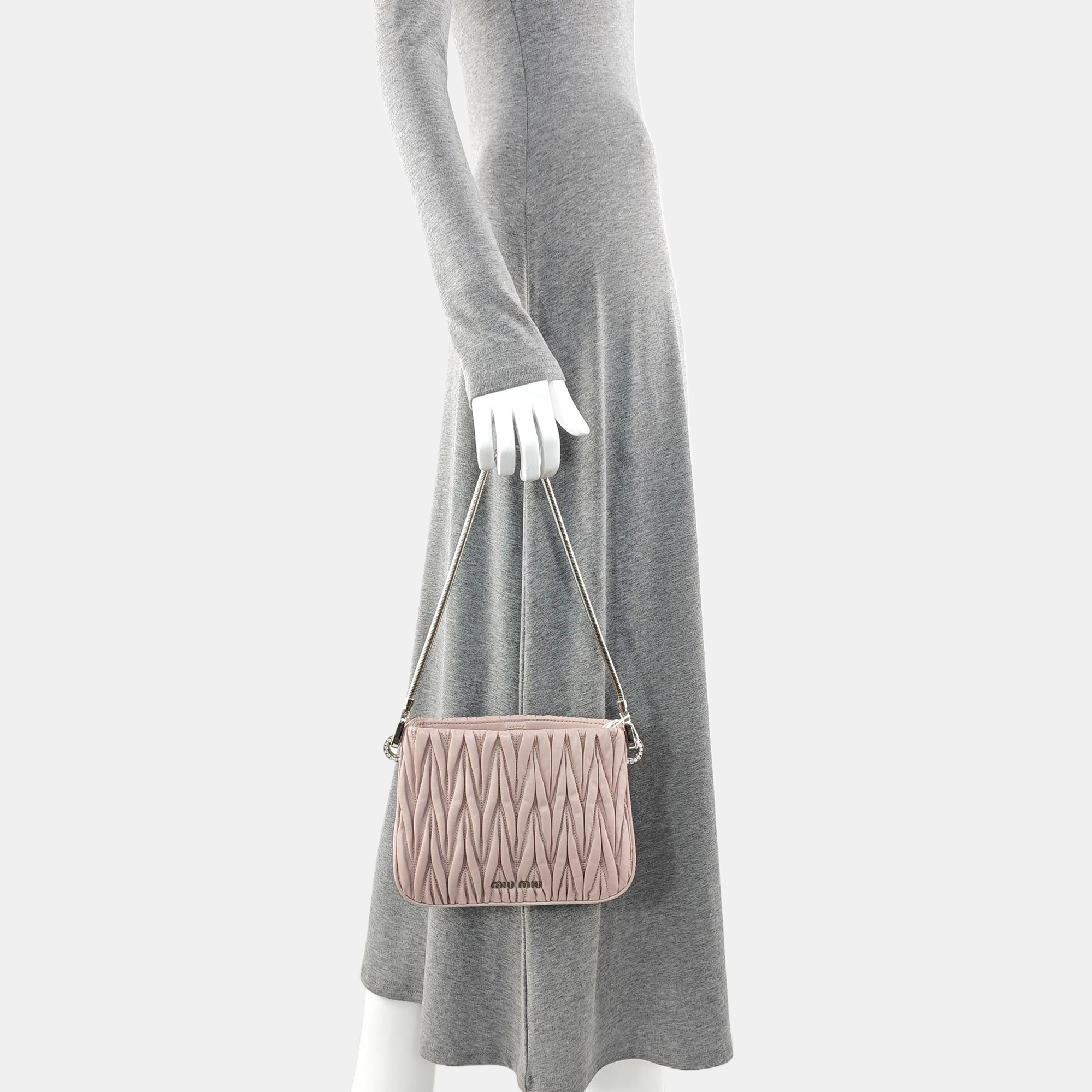 Matelassé Quilted Lambskin Pink