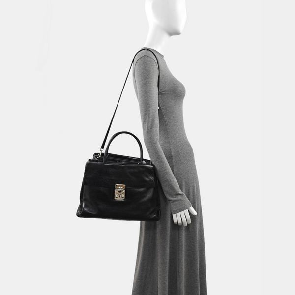 Calfskin Tote Bag Black