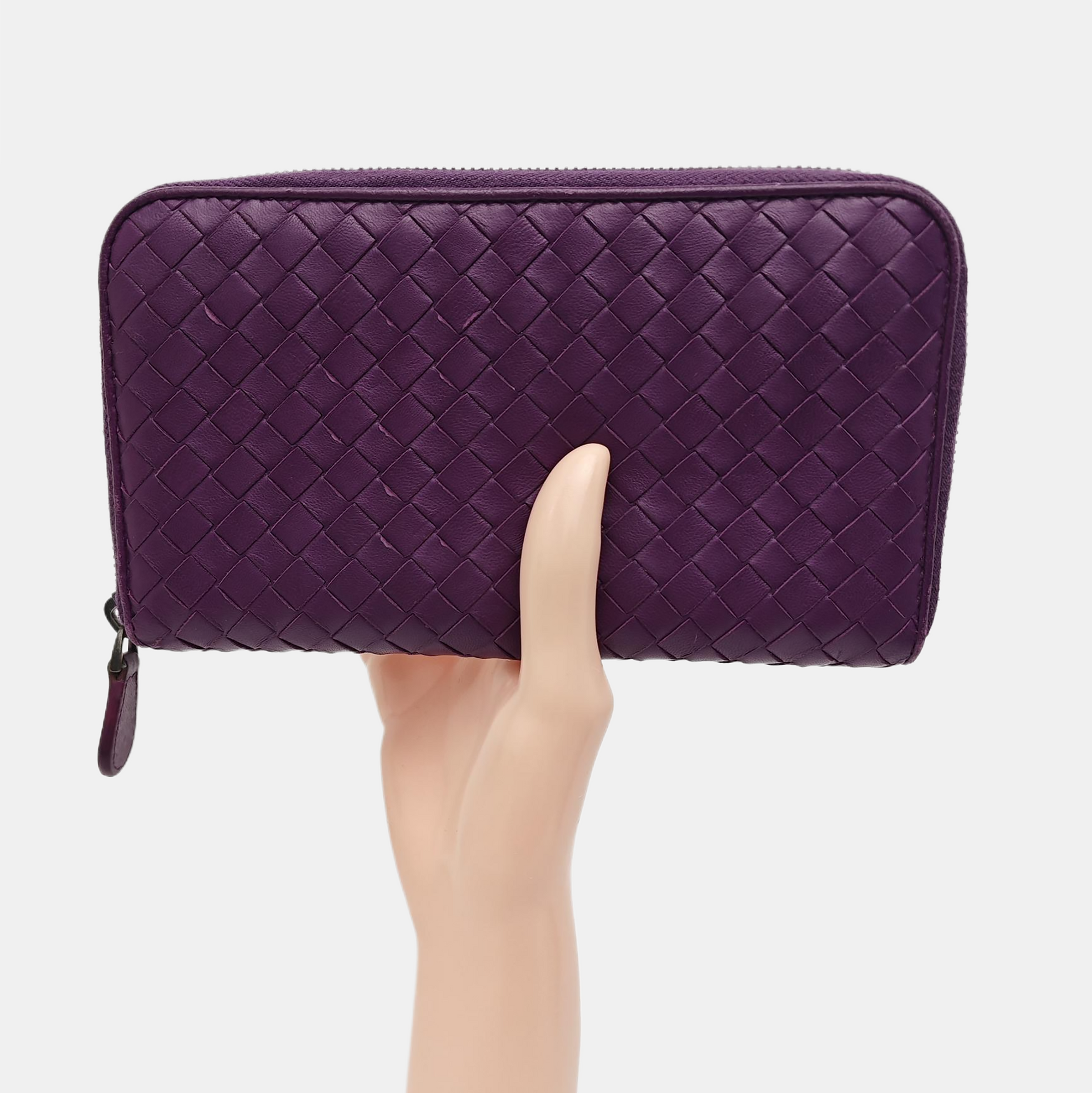 Calfskin Wallet Purple