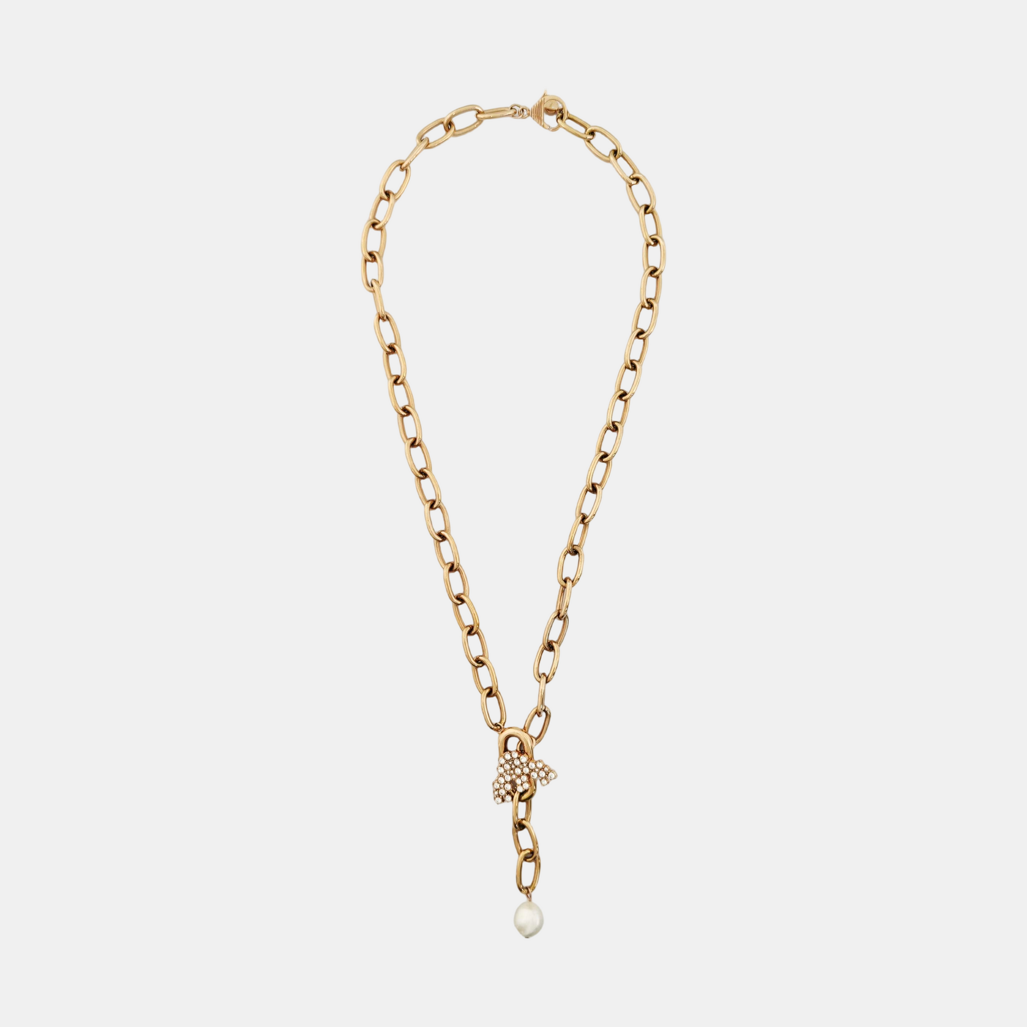 Steel Rose Gold Necklace