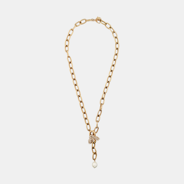 Steel Rose Gold Necklace