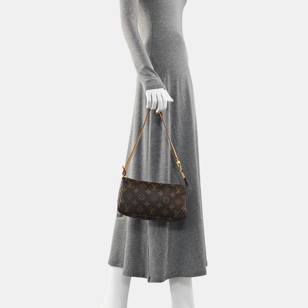 ACCESSOIRES GM Monogram Coated Canvas Brown