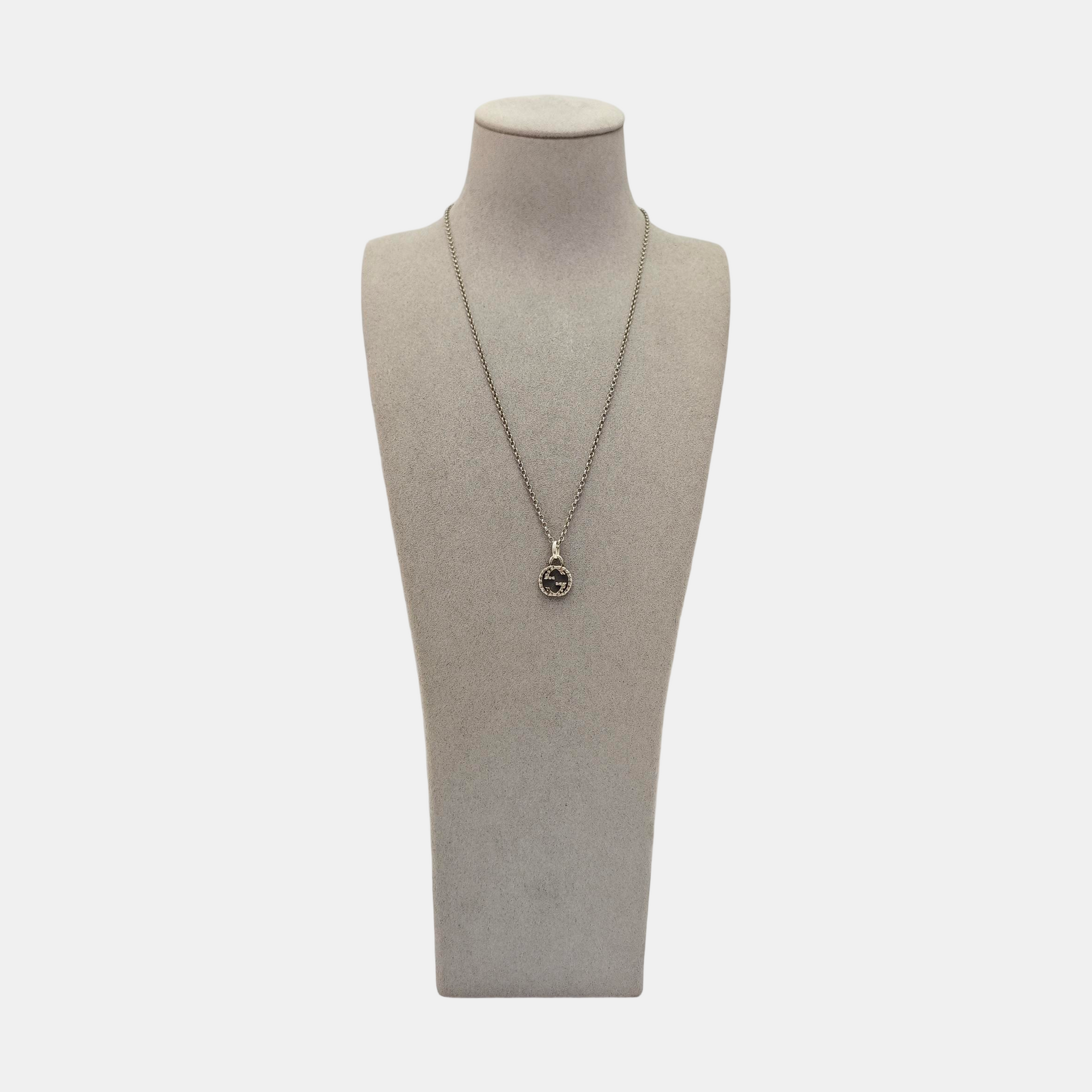Interlocking G 925 Sterling Silver Necklace