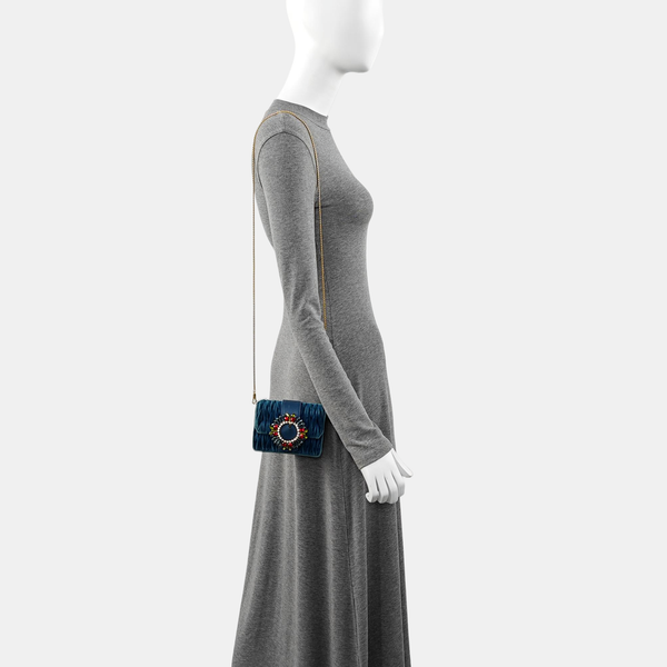 My Miu Mini Velvet Blue