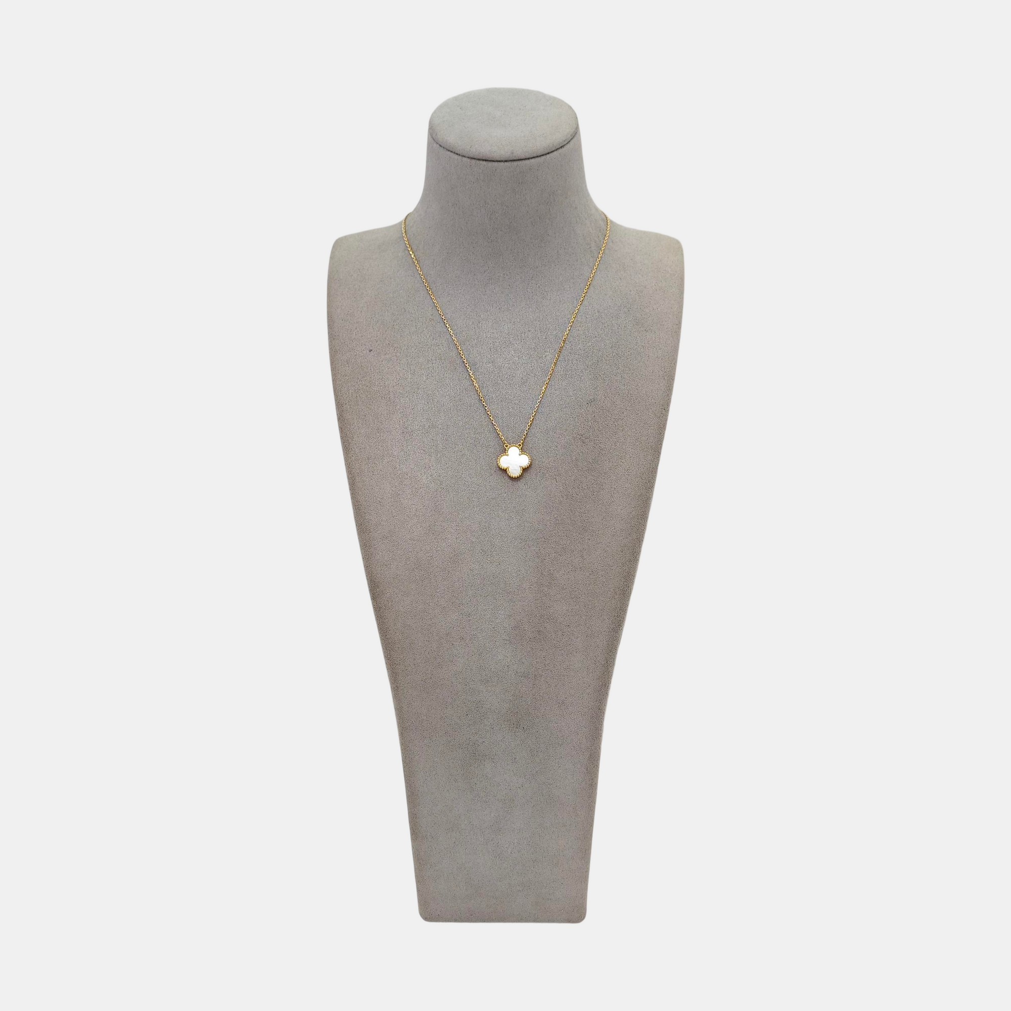 Vintage Alhambra 18k Gold Necklace
