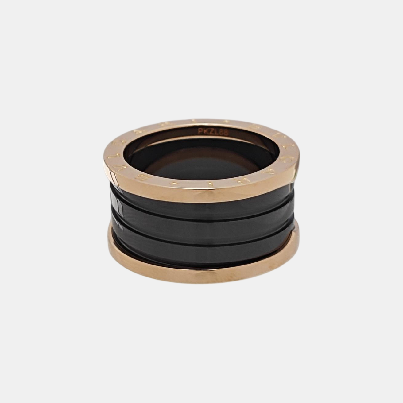 B.ZERO1 18k Rose Gold Ring EU 58