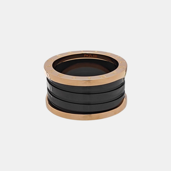 B.ZERO1 18k Rose Gold Ring EU 58
