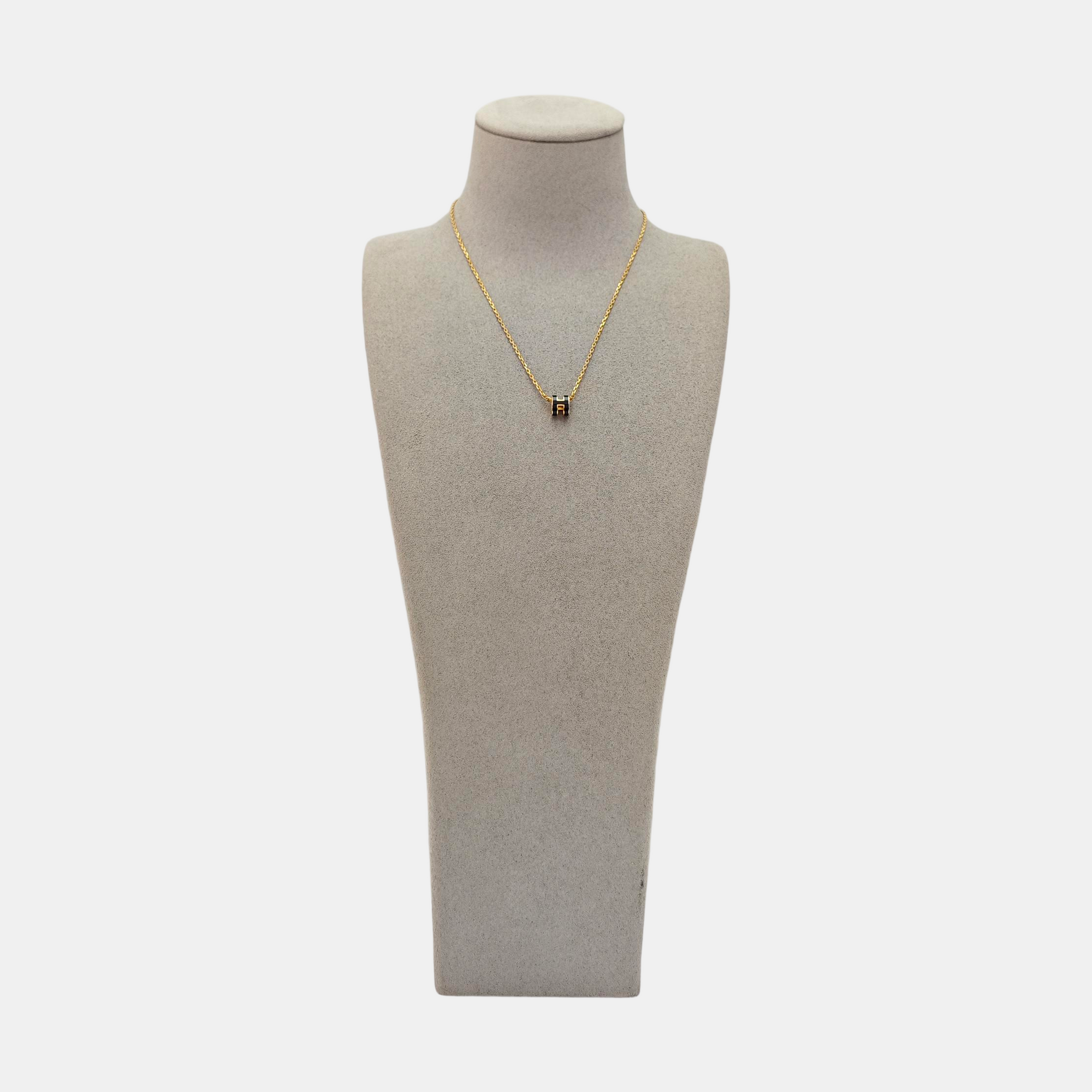 Pop H Metal Gold Necklace