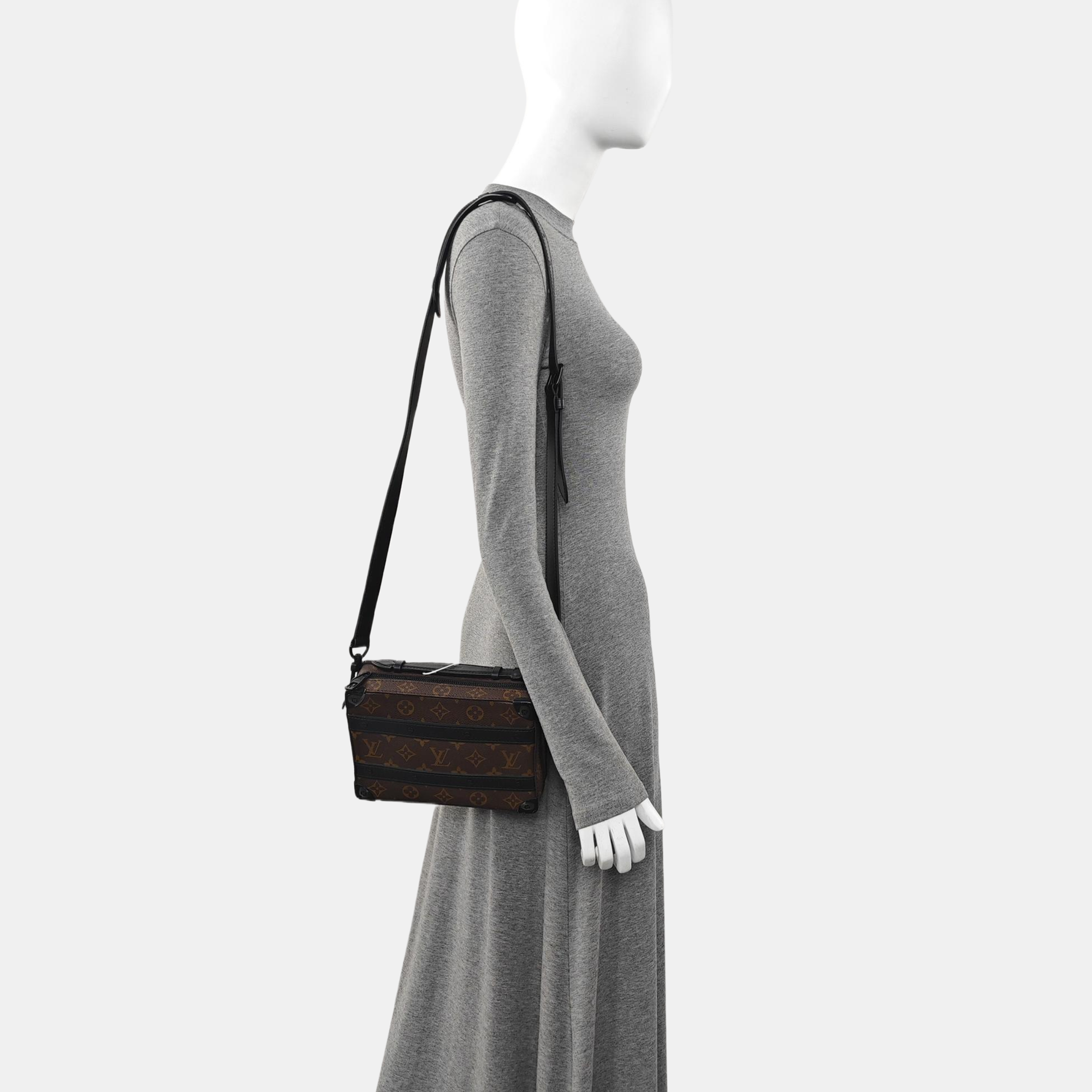 SOFT TRUNK Monogram Coated Canvas Brown