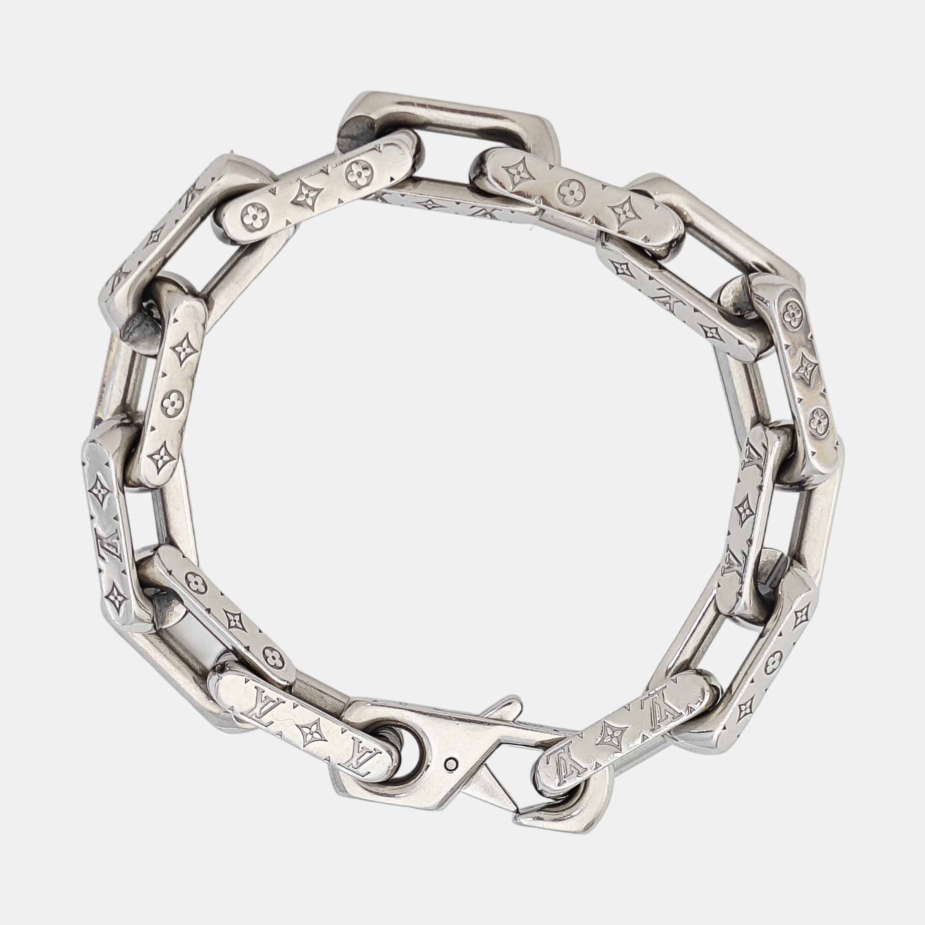 MONOGRAM Metal Silver Bracelet
