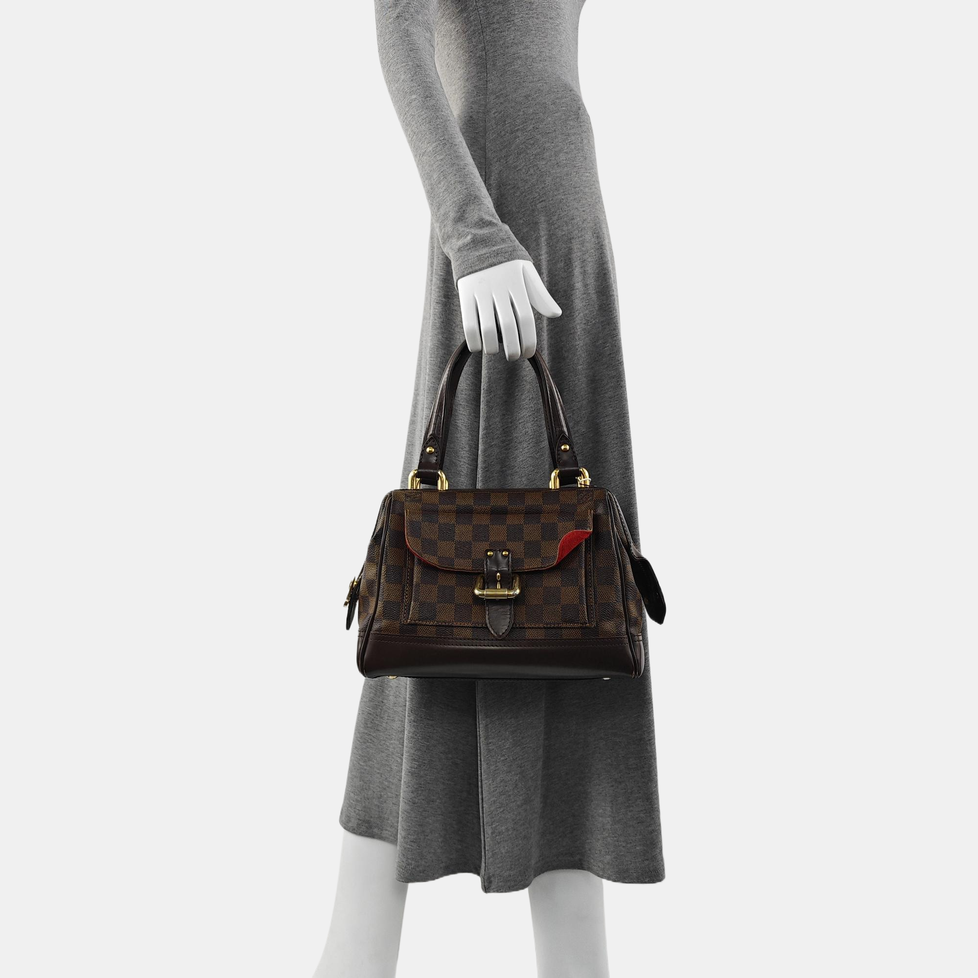 KNIGHTSBRIDGE Damier Ebene Coated Canvas Brown