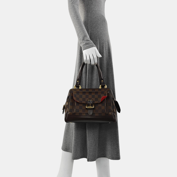 KNIGHTSBRIDGE Damier Ebene Coated Canvas Brown