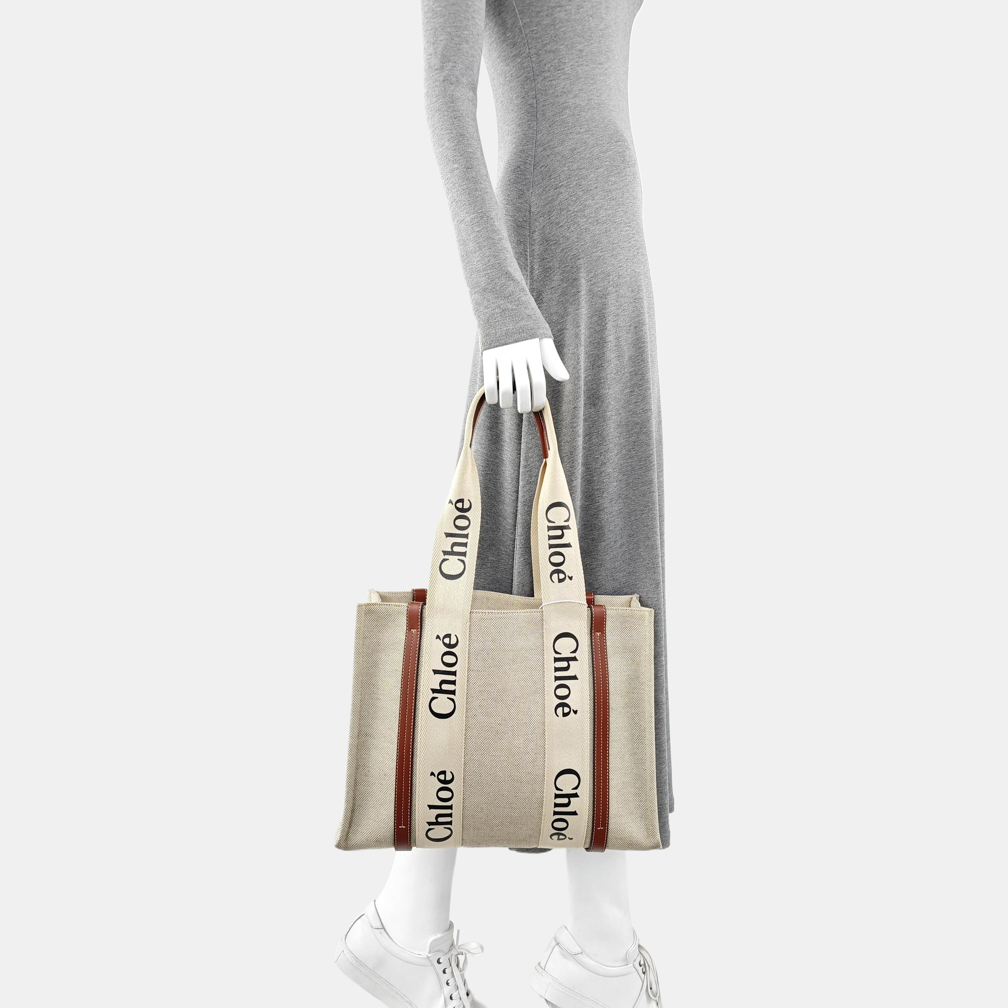 Woody Medium Canvas Beige