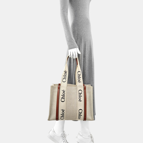 Woody Medium Canvas Beige