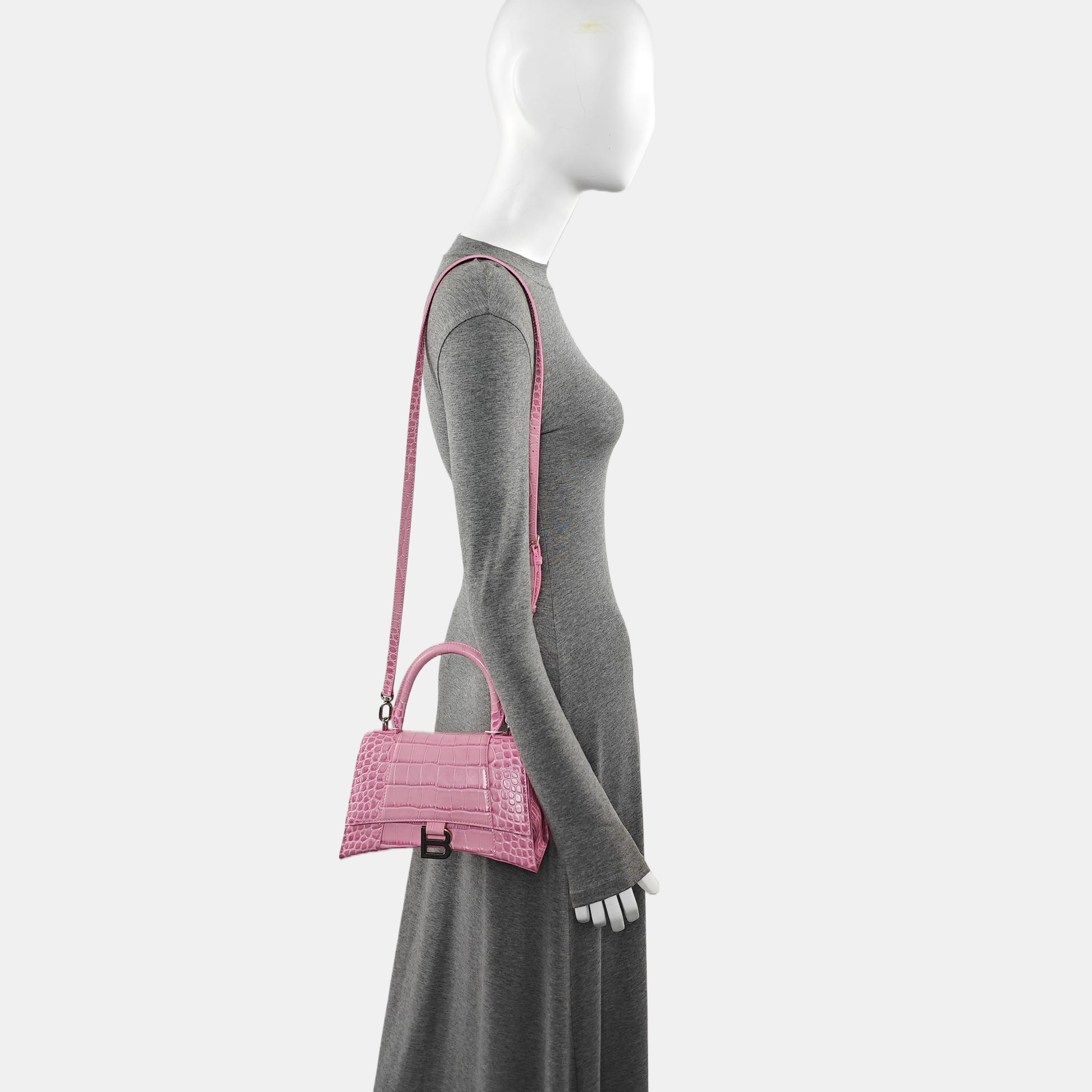 Hourglass S Calfskin Pink