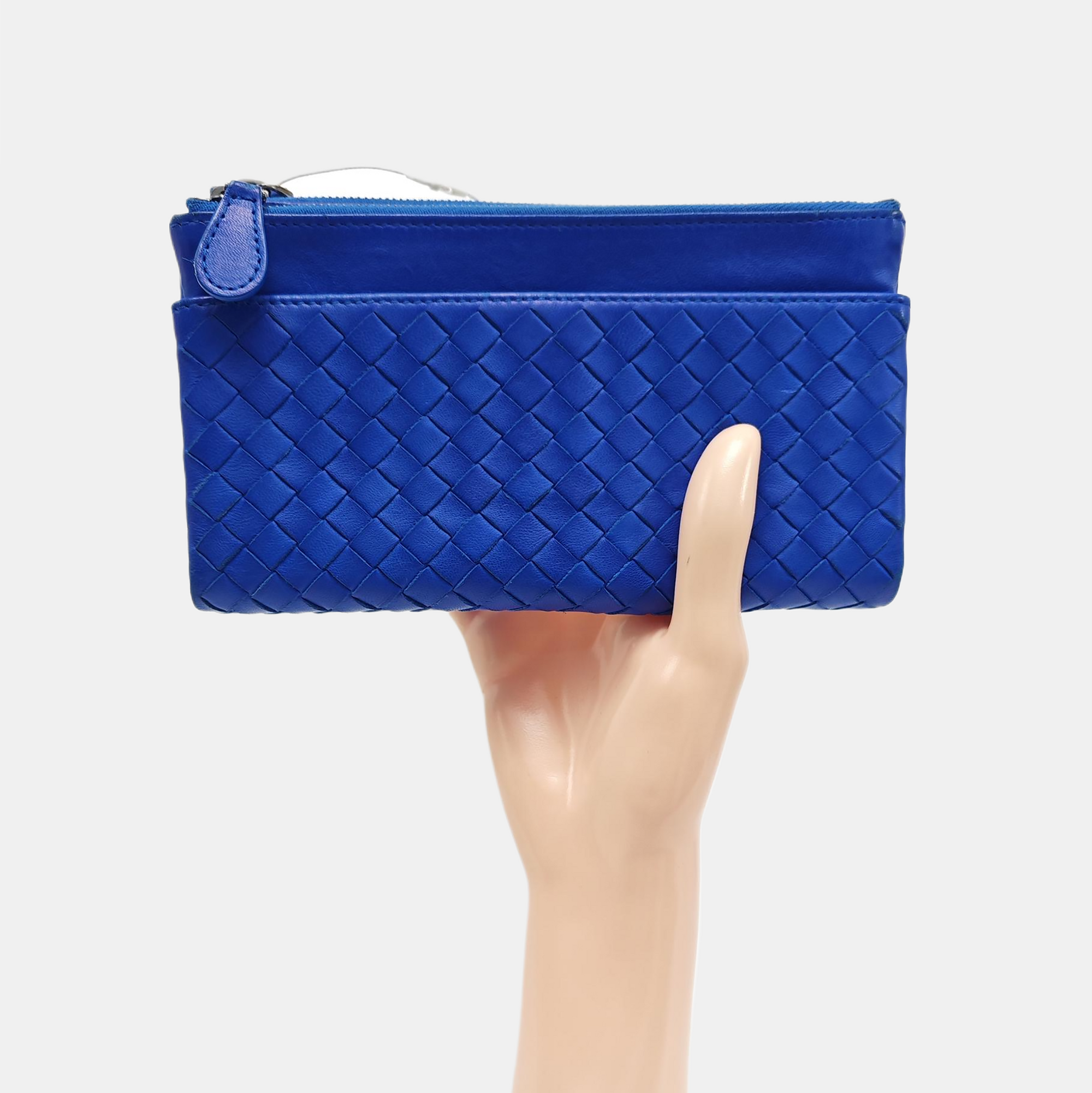 Calfskin Wallet Blue