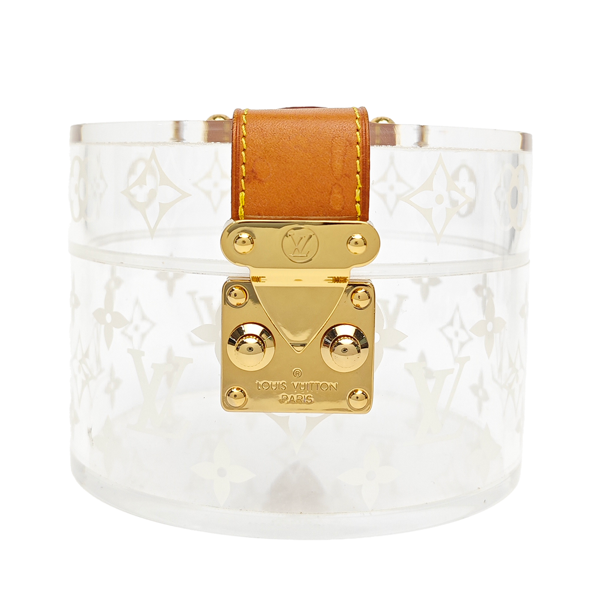 BOX SCOTT Monogram Plastic Clear