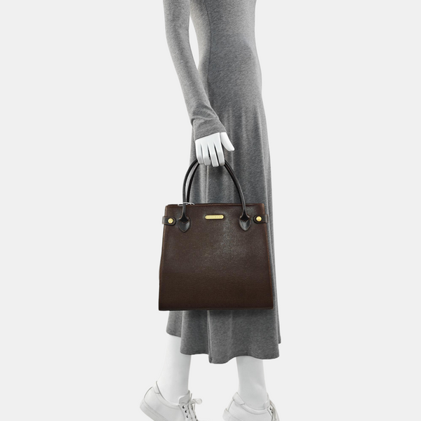 Calfskin Tote Bag Brown