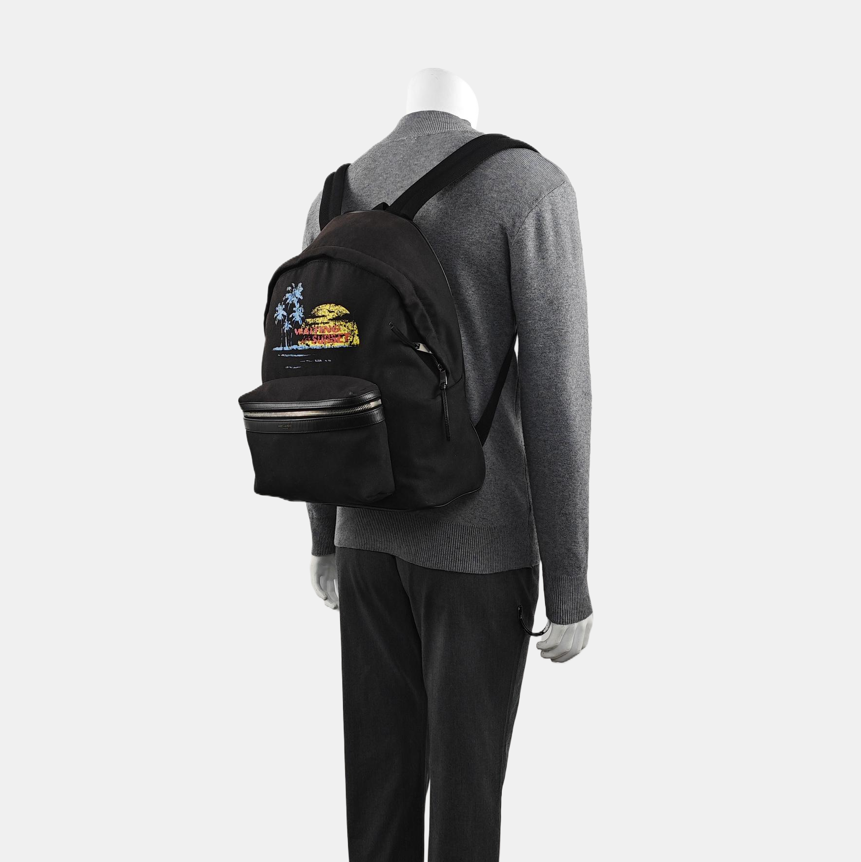 Canvas Backpack Black