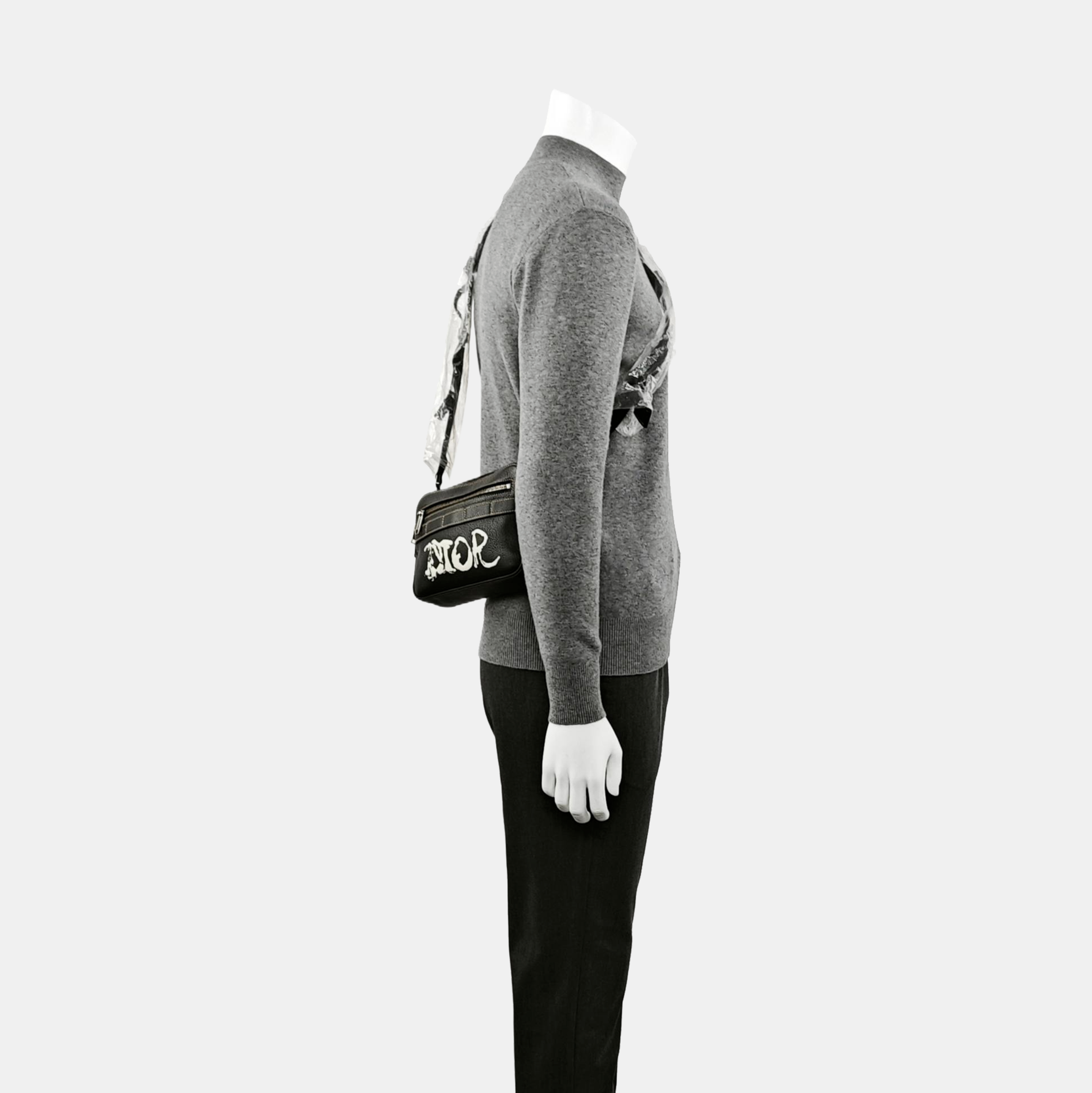 Dior And Daniel Arsham Calfskin Black