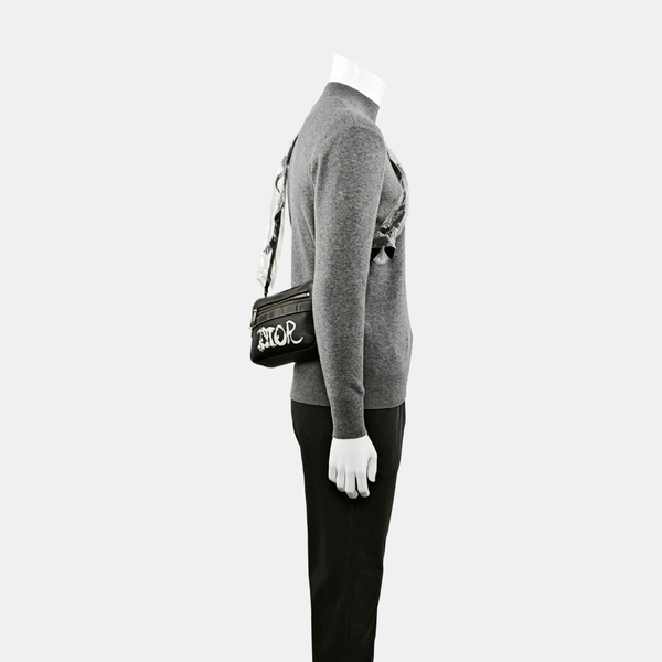 Dior And Daniel Arsham Calfskin Black
