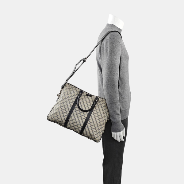Duffle Quilted Coated Canvas Beige