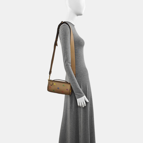 Calfskin Shoulder Bag Brown