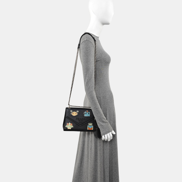 Monochrome Saffiano Calfskin Black