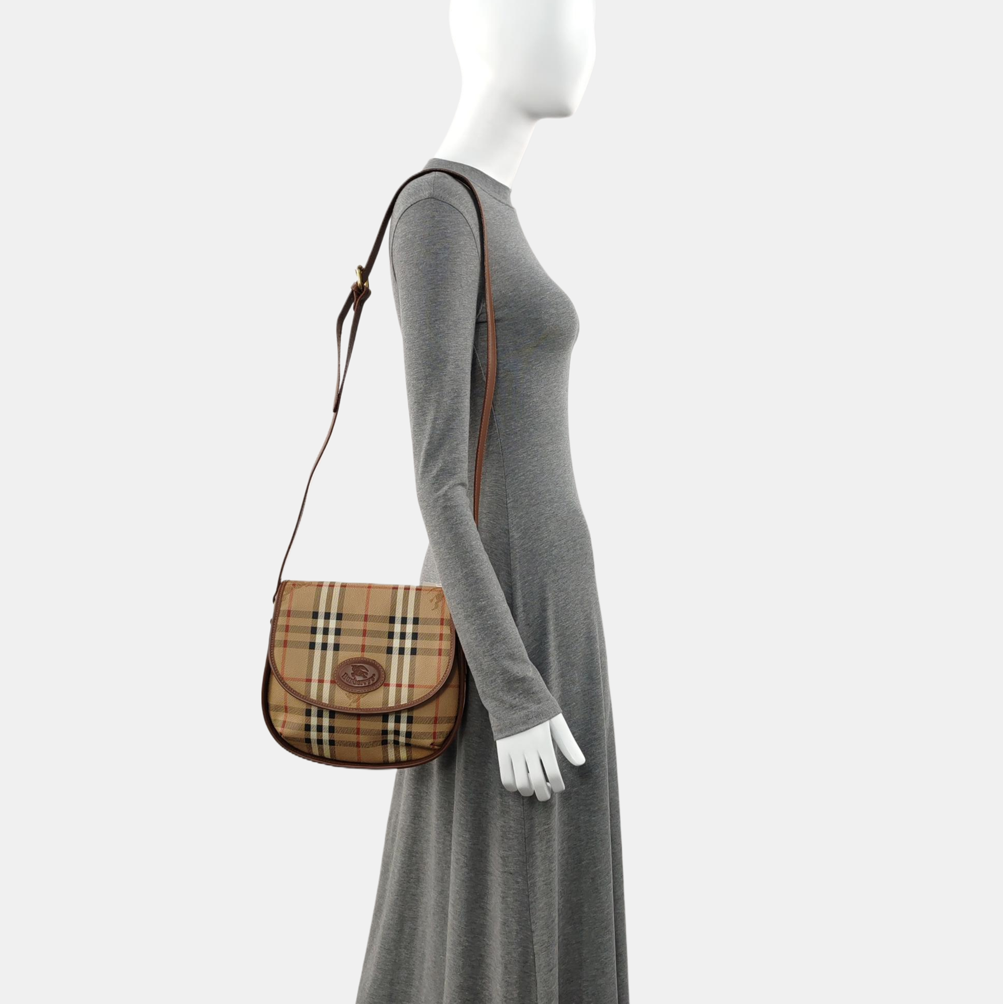 Coated Canvas Crossbody Bag Multicolor