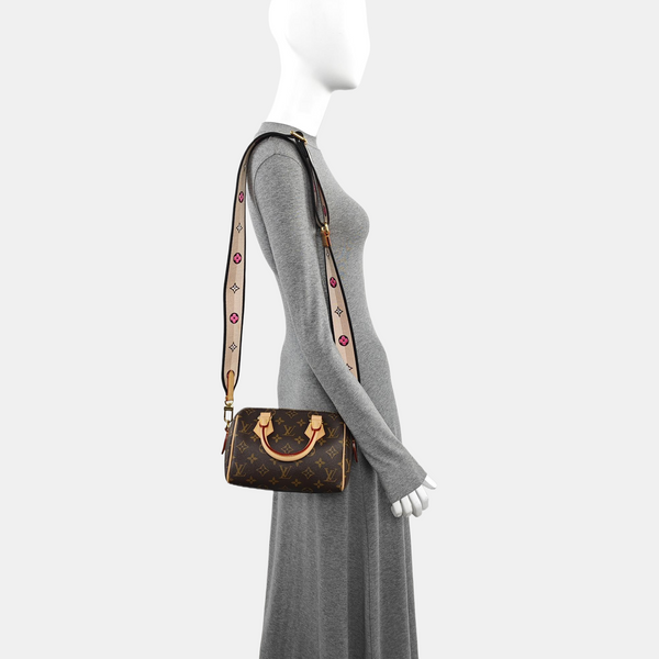 SPEEDY 20 Monogram Coated Canvas Brown