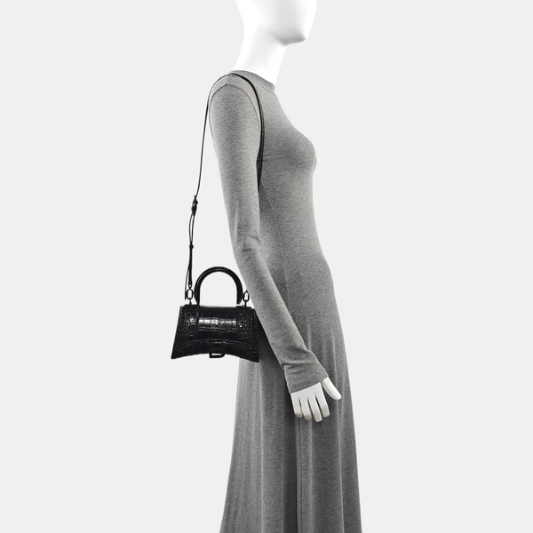 Hourglass XS Calfskin Black