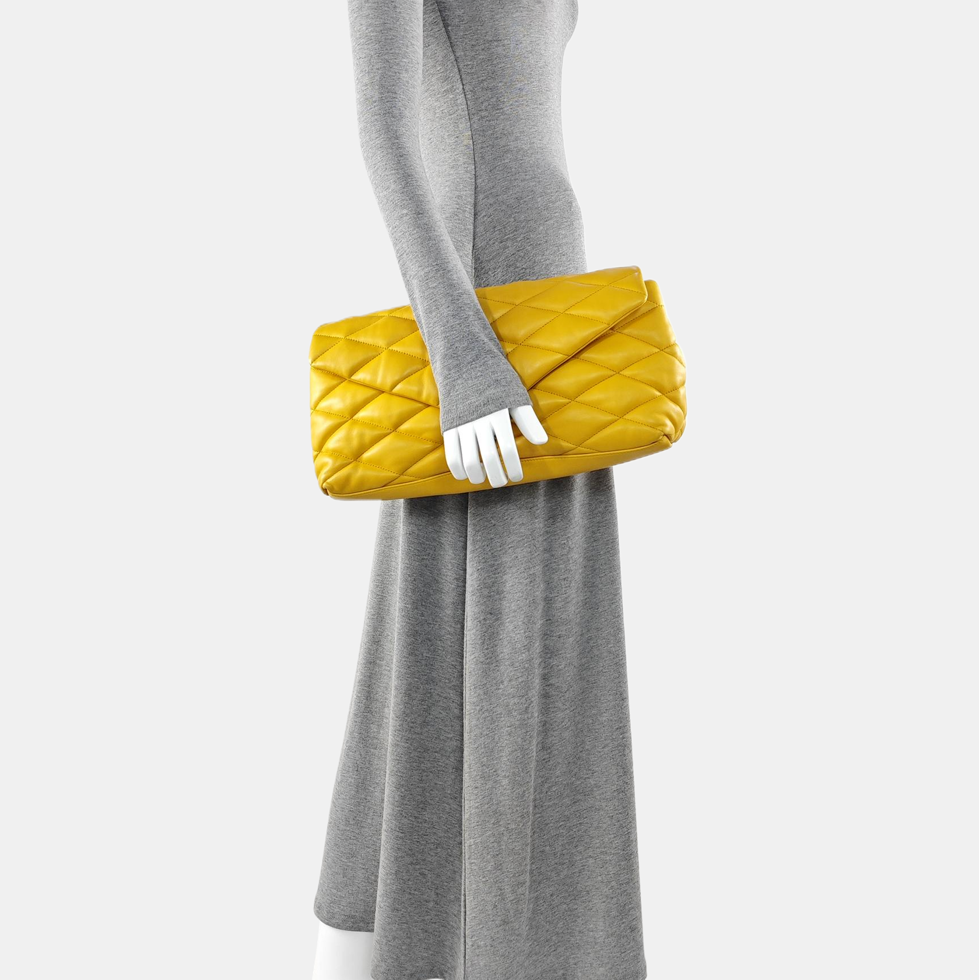 SADE Quilted Lambskin Yellow